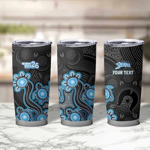 Personalised Adelaide Strikers NAIDOC Week 2026 Tumbler Cup Sea Turtles Aboriginal Art