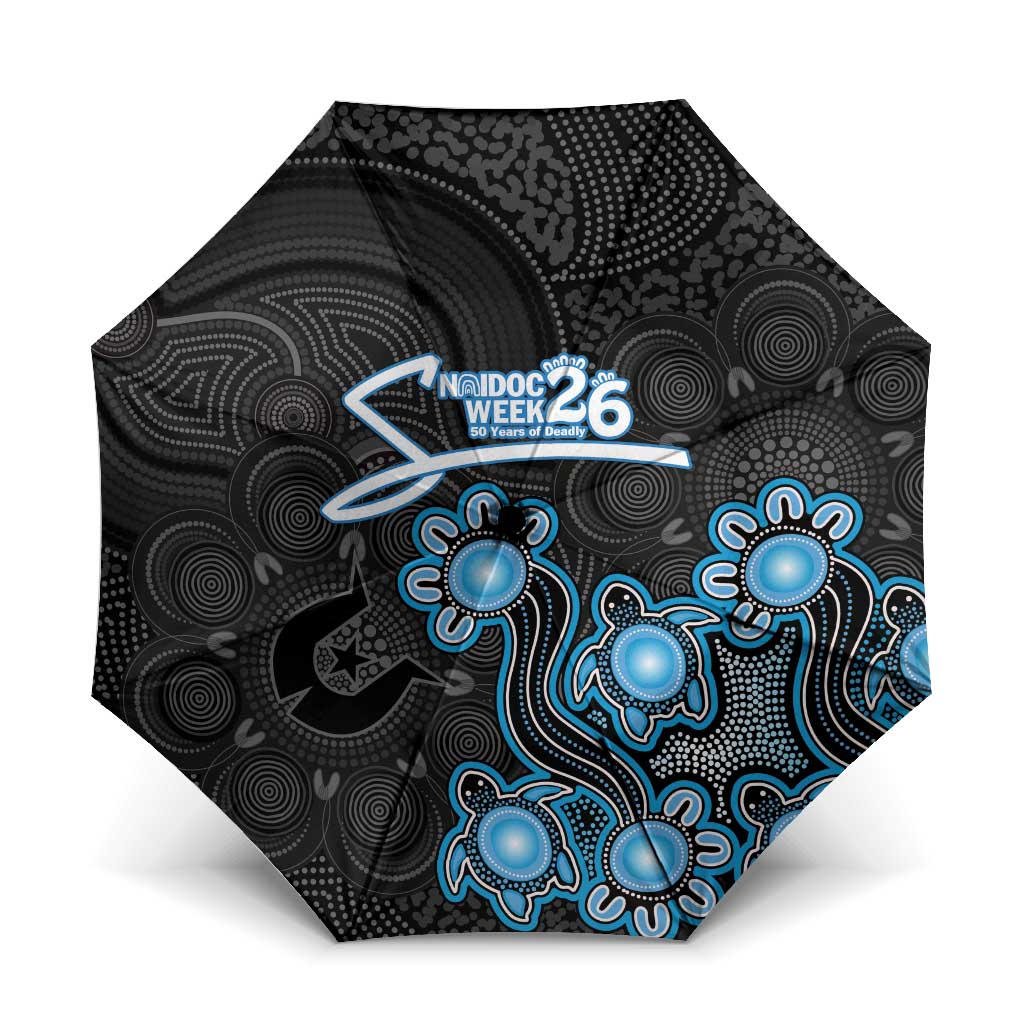 Adelaide Strikers NAIDOC Week 2026 Umbrella Sea Turtles Aboriginal Art