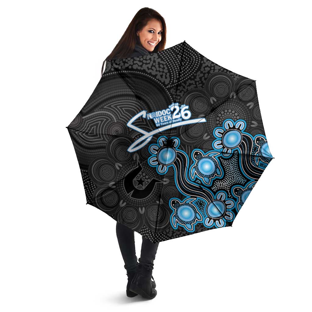 Adelaide Strikers NAIDOC Week 2026 Umbrella Sea Turtles Aboriginal Art