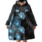 Personalised Adelaide Strikers NAIDOC Week 2026 Wearable Blanket Hoodie Sea Turtles Aboriginal Art