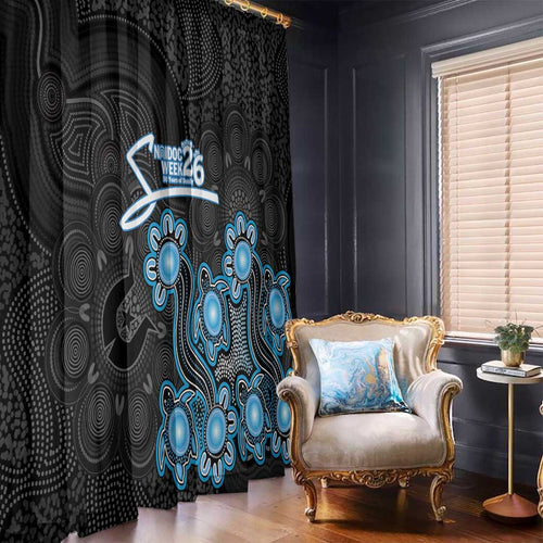 Adelaide Strikers NAIDOC Week 2026 Window Curtain Sea Turtles Aboriginal Art