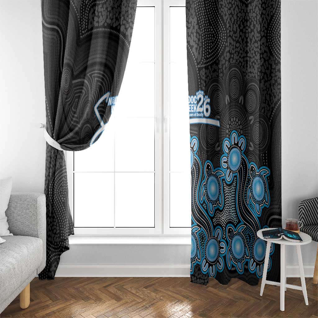 Adelaide Strikers NAIDOC Week 2026 Window Curtain Sea Turtles Aboriginal Art