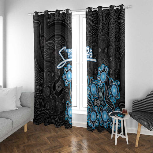 Adelaide Strikers NAIDOC Week 2026 Window Curtain Sea Turtles Aboriginal Art