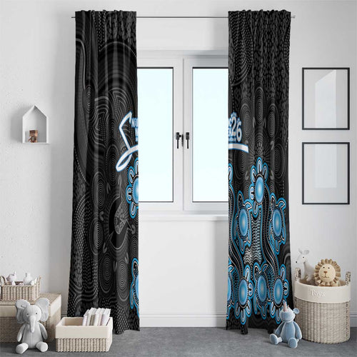 Adelaide Strikers NAIDOC Week 2026 Window Curtain Sea Turtles Aboriginal Art