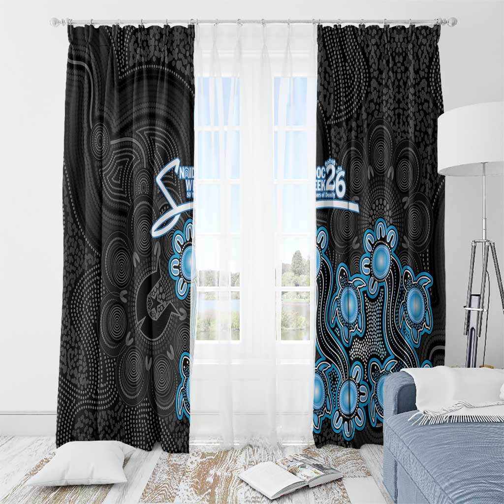 Adelaide Strikers NAIDOC Week 2026 Window Curtain Sea Turtles Aboriginal Art