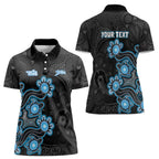 Personalised Adelaide Strikers NAIDOC Week 2026 Women Polo Shirt Sea Turtles Aboriginal Art
