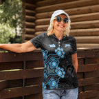 Personalised Adelaide Strikers NAIDOC Week 2026 Women Polo Shirt Sea Turtles Aboriginal Art