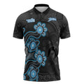 Personalised Adelaide Strikers NAIDOC Week 2026 Zipper Polo Shirt Sea Turtles Aboriginal Art