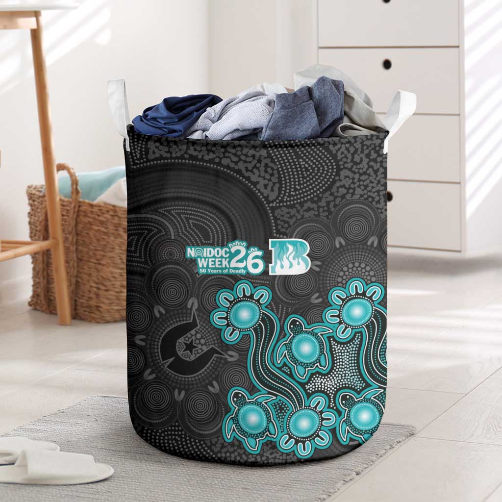 Brisbane Heat NAIDOC Week 2026 Laundry Basket Sea Turtles Aboriginal Art