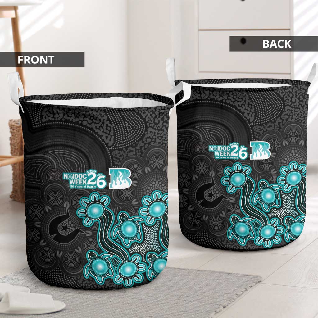 Brisbane Heat NAIDOC Week 2026 Laundry Basket Sea Turtles Aboriginal Art