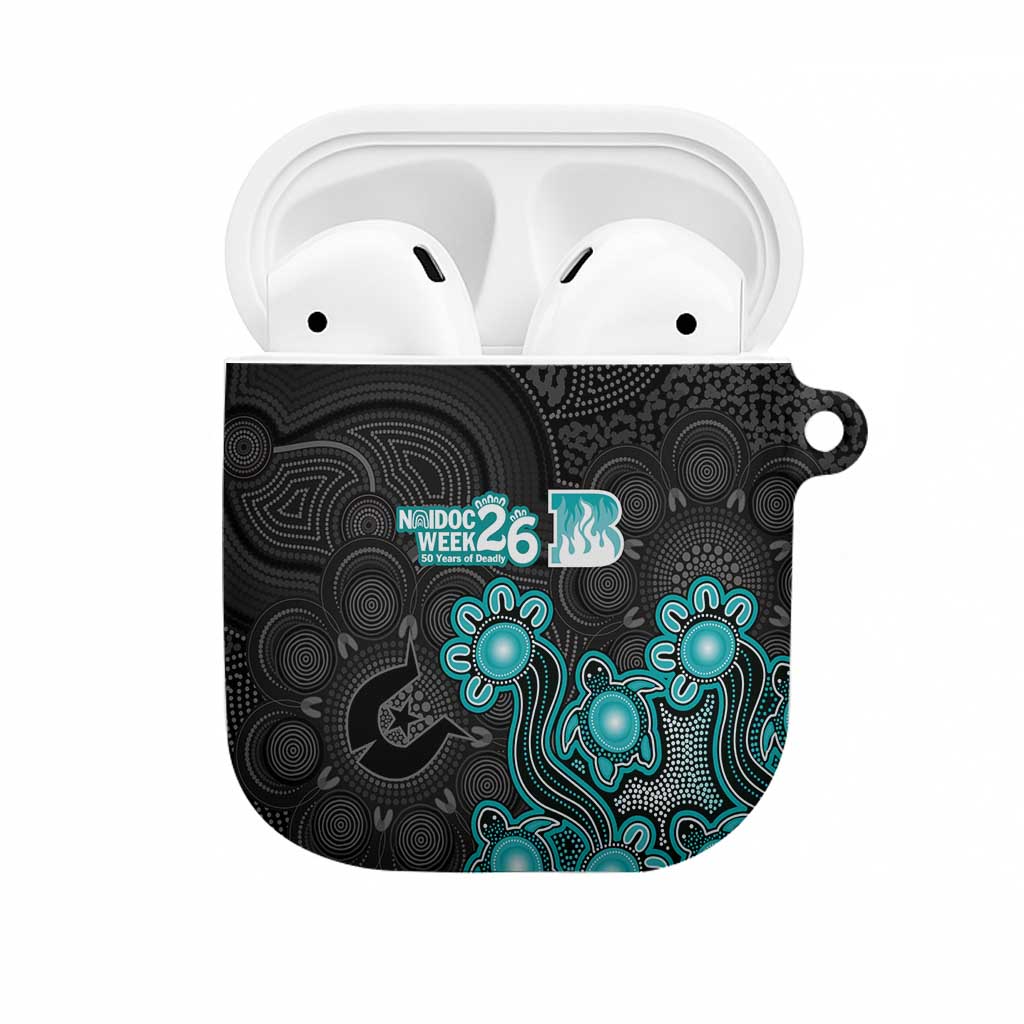 Brisbane Heat NAIDOC Week 2026 AirPods Case Sea Turtles Aboriginal Art