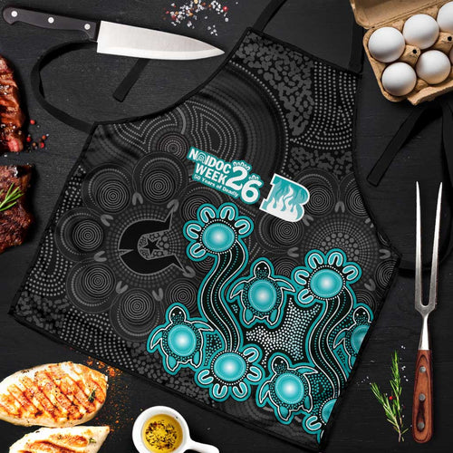 Brisbane Heat NAIDOC Week 2026 Apron Sea Turtles Aboriginal Art