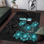 Brisbane Heat NAIDOC Week 2026 Area Rug Sea Turtles Aboriginal Art