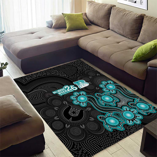 Brisbane Heat NAIDOC Week 2026 Area Rug Sea Turtles Aboriginal Art