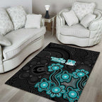 Brisbane Heat NAIDOC Week 2026 Area Rug Sea Turtles Aboriginal Art