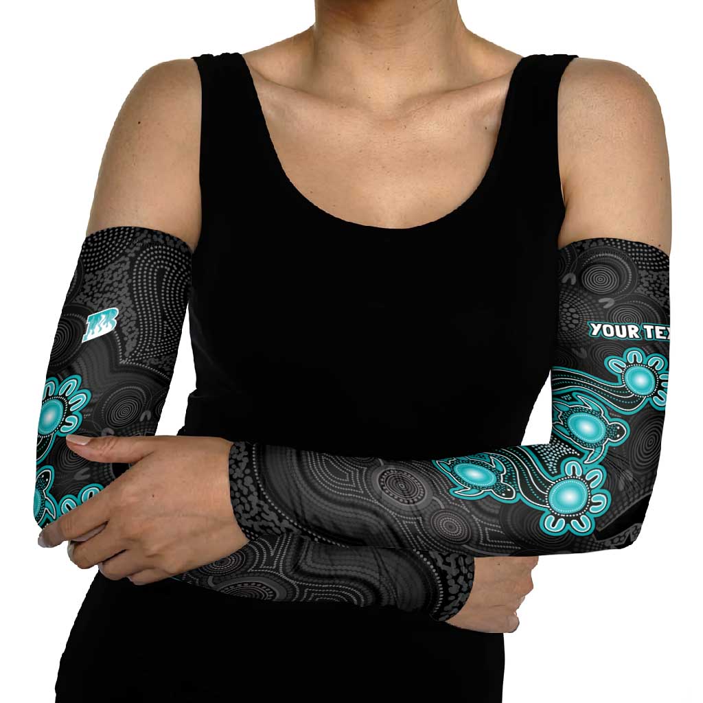 Personalised Brisbane Heat NAIDOC Week 2026 Arm Sleeves Sea Turtles Aboriginal Art