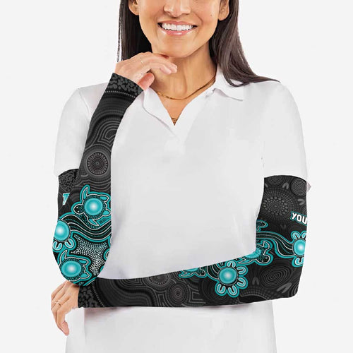 Personalised Brisbane Heat NAIDOC Week 2026 Arm Sleeves Sea Turtles Aboriginal Art