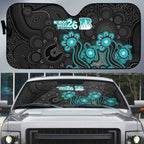 Brisbane Heat NAIDOC Week 2026 Auto Sun Shade Sea Turtles Aboriginal Art