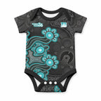 Personalised Brisbane Heat NAIDOC Week 2026 Baby Onesie Sea Turtles Aboriginal Art