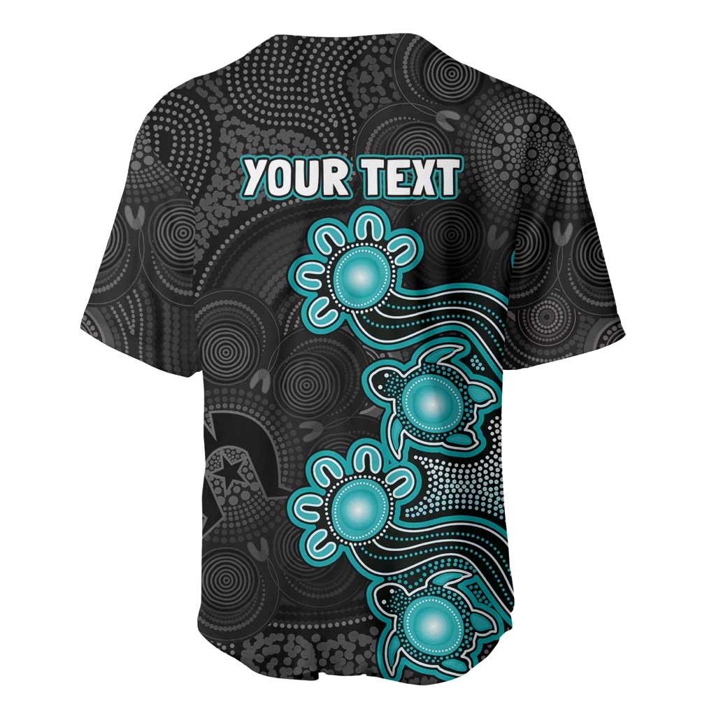 Personalised Brisbane Heat NAIDOC Week 2026 Baseball Jersey Sea Turtles Aboriginal Art