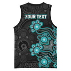 Personalised Brisbane Heat NAIDOC Week 2026 Basketball Jersey Sea Turtles Aboriginal Art