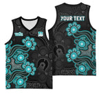 Personalised Brisbane Heat NAIDOC Week 2026 Basketball Jersey Sea Turtles Aboriginal Art