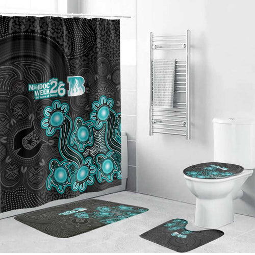 Brisbane Heat NAIDOC Week 2026 Bathroom Set Sea Turtles Aboriginal Art