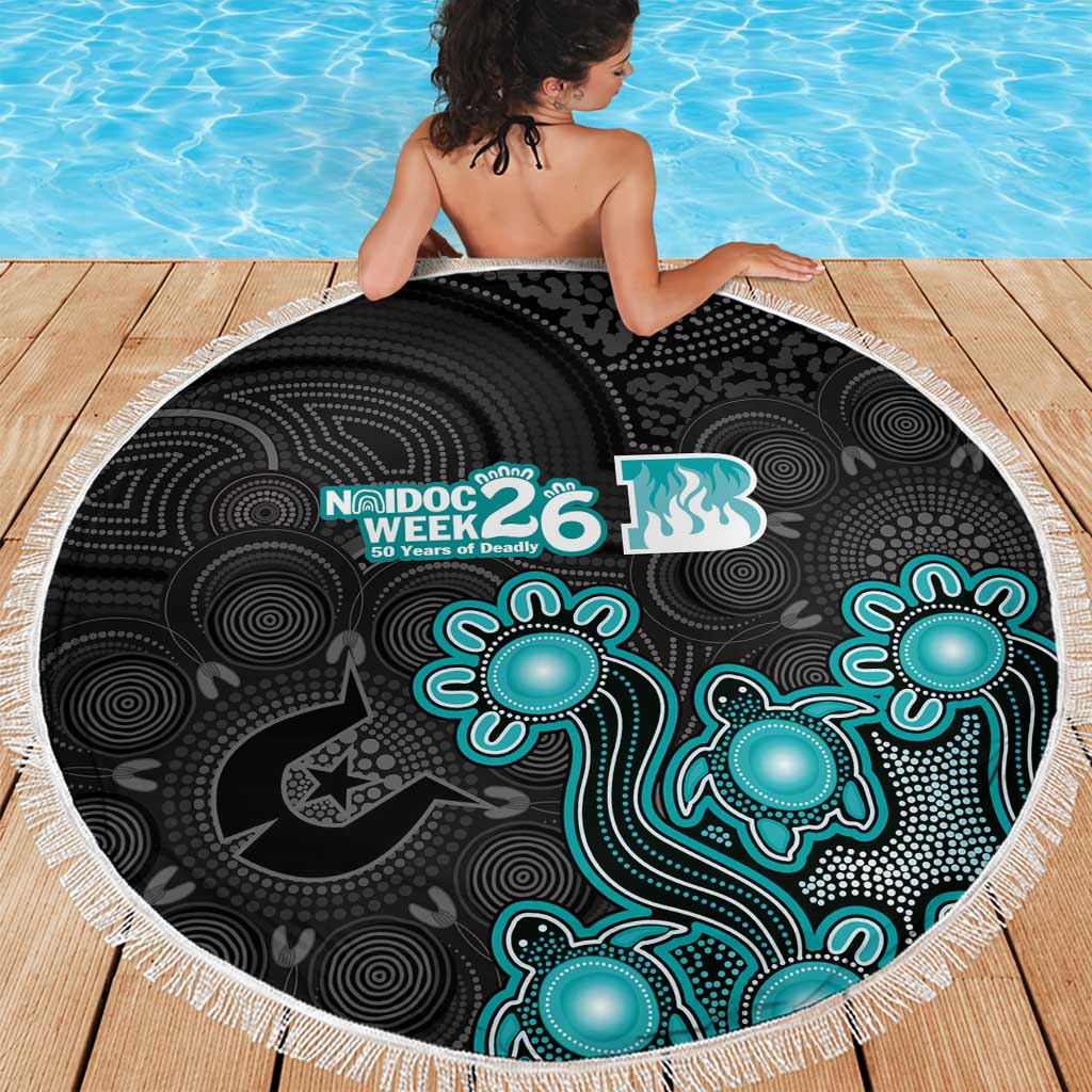 Brisbane Heat NAIDOC Week 2026 Beach Blanket Sea Turtles Aboriginal Art