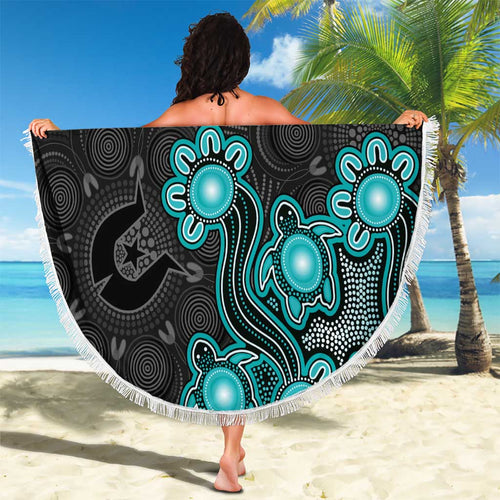 Brisbane Heat NAIDOC Week 2026 Beach Blanket Sea Turtles Aboriginal Art