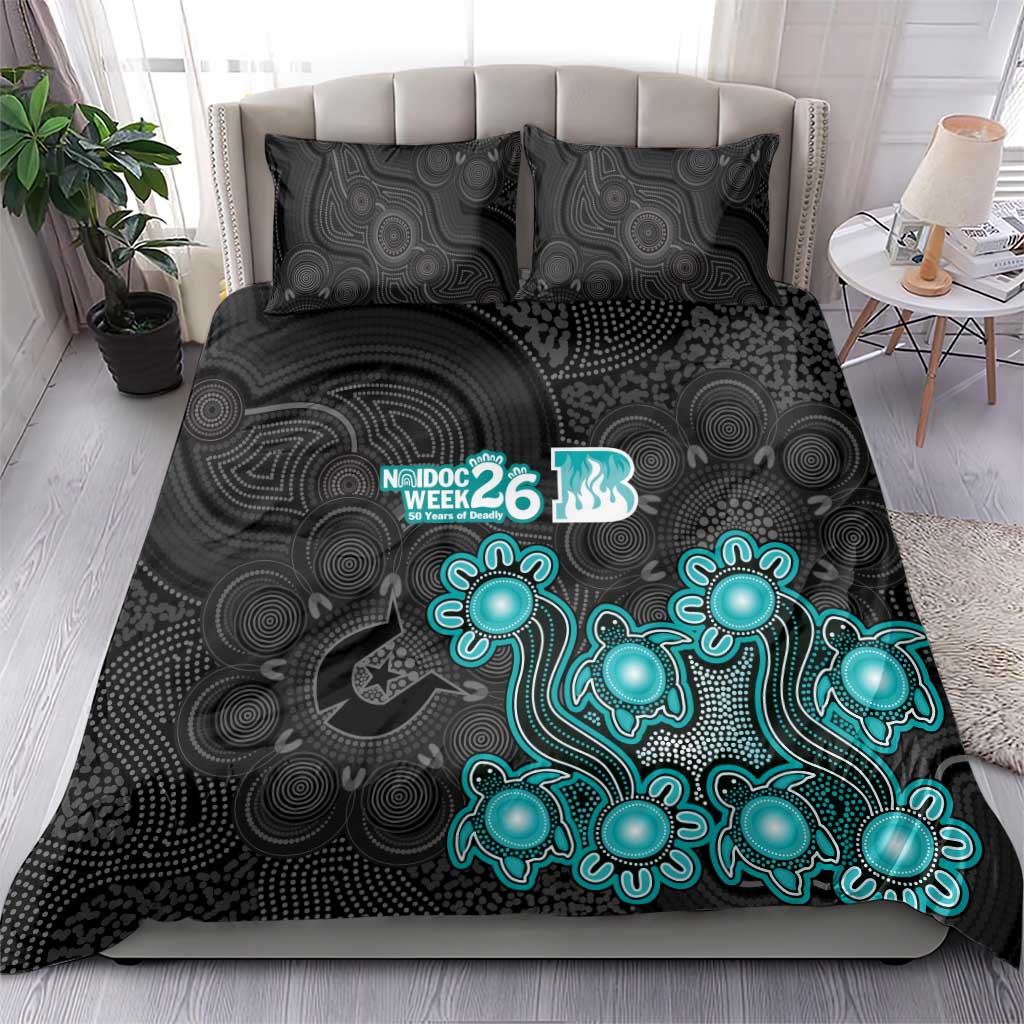 Brisbane Heat NAIDOC Week 2026 Bedding Set Sea Turtles Aboriginal Art