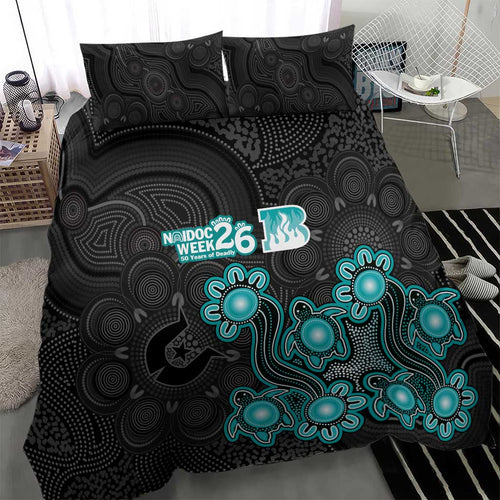 Brisbane Heat NAIDOC Week 2026 Bedding Set Sea Turtles Aboriginal Art