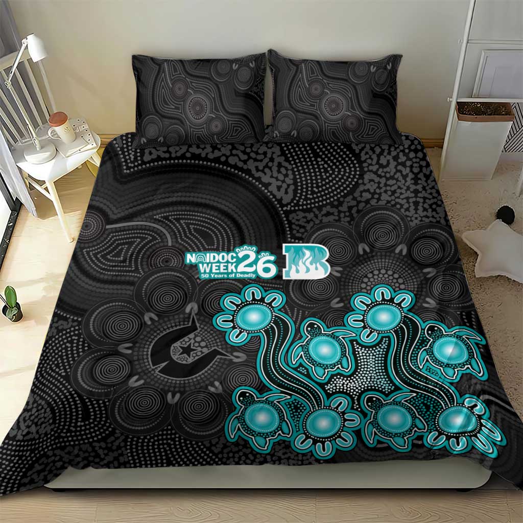 Brisbane Heat NAIDOC Week 2026 Bedding Set Sea Turtles Aboriginal Art