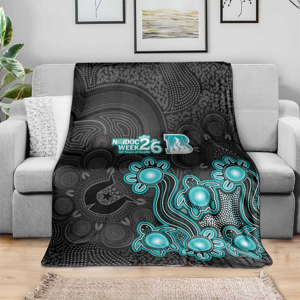 Brisbane Heat NAIDOC Week 2026 Blanket Sea Turtles Aboriginal Art
