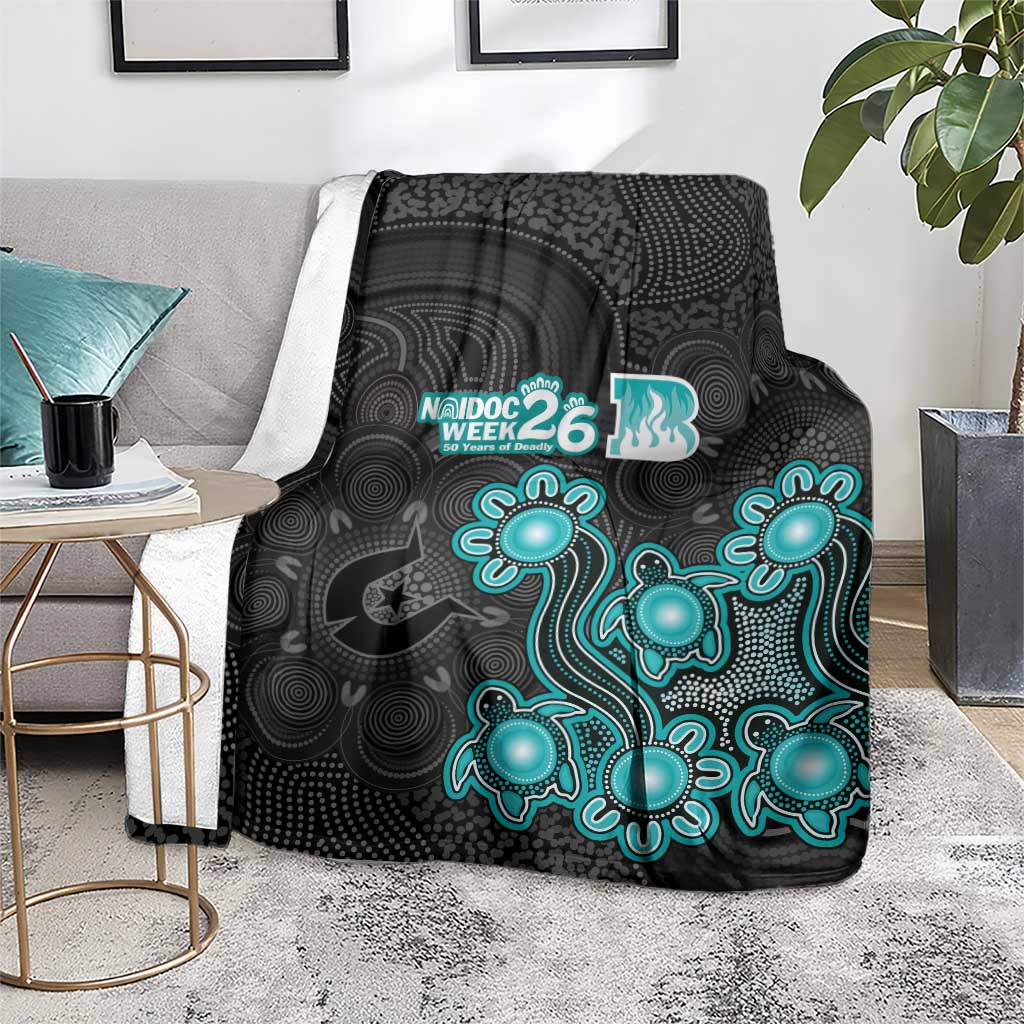 Brisbane Heat NAIDOC Week 2026 Blanket Sea Turtles Aboriginal Art