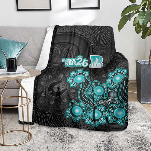 Brisbane Heat NAIDOC Week 2026 Blanket Sea Turtles Aboriginal Art