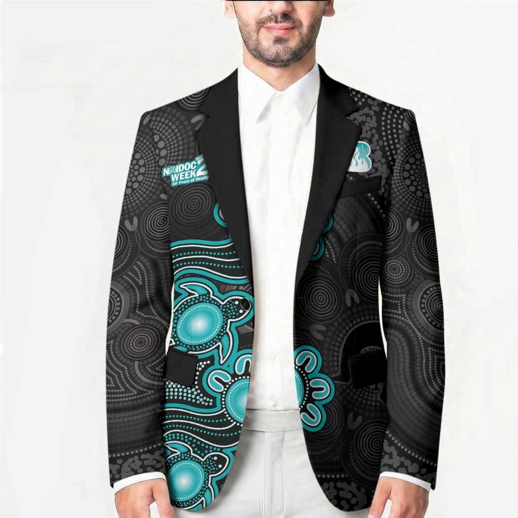Personalised Brisbane Heat NAIDOC Week 2026 Blazer Sea Turtles Aboriginal Art
