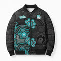 Personalised Brisbane Heat NAIDOC Week 2026 Bomber Puffer Jacket Sea Turtles Aboriginal Art
