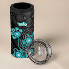 Personalised Brisbane Heat NAIDOC Week 2026 4 in 1 Can Cooler Tumbler Sea Turtles Aboriginal Art