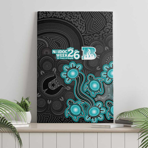 Brisbane Heat NAIDOC Week 2026 Canvas Wall Art Sea Turtles Aboriginal Art