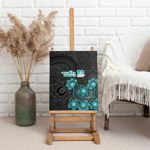 Brisbane Heat NAIDOC Week 2026 Canvas Wall Art Sea Turtles Aboriginal Art