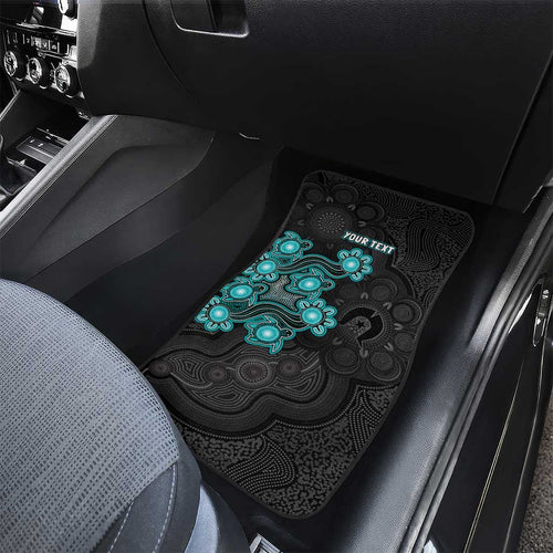 Personalised Brisbane Heat NAIDOC Week 2026 Car Mats Sea Turtles Aboriginal Art