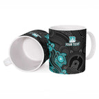 Personalised Brisbane Heat NAIDOC Week 2026 Ceramic Mug Sea Turtles Aboriginal Art