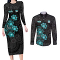 Personalised Brisbane Heat NAIDOC Week 2026 Couples Matching Long Sleeve Bodycon Dress and Long Sleeve Button Shirt Sea Turtles Aboriginal Art
