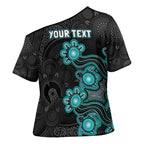 Personalised Brisbane Heat NAIDOC Week 2026 Cross Shoulder Shirt Sea Turtles Aboriginal Art
