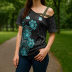 Personalised Brisbane Heat NAIDOC Week 2026 Cross Shoulder Shirt Sea Turtles Aboriginal Art