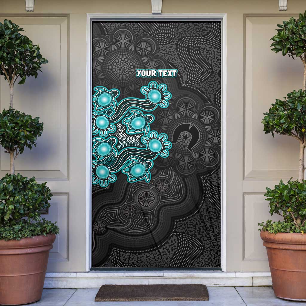 Personalised Brisbane Heat NAIDOC Week 2026 Door Cover Sea Turtles Aboriginal Art