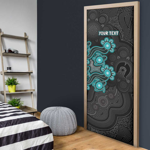 Personalised Brisbane Heat NAIDOC Week 2026 Door Cover Sea Turtles Aboriginal Art