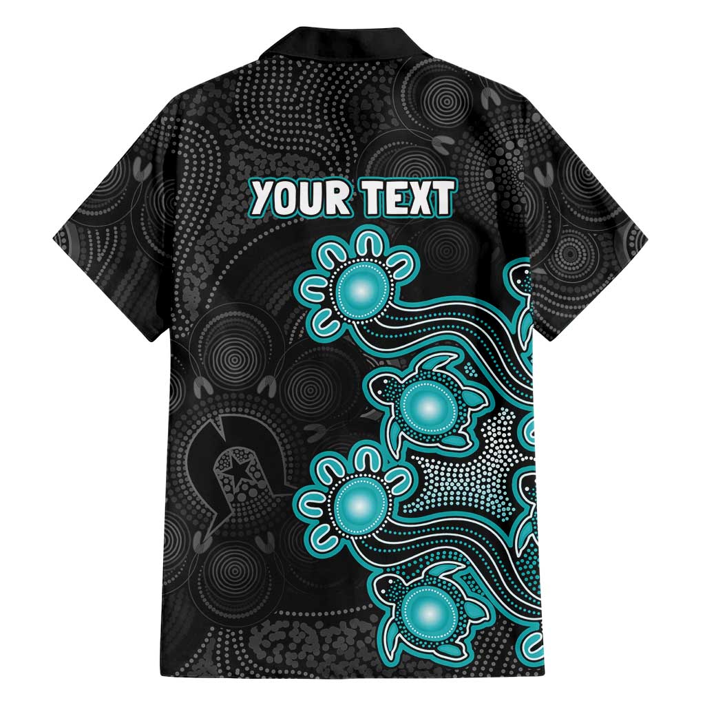 Personalised Brisbane Heat NAIDOC Week 2026 Family Matching Puletasi and Hawaiian Shirt Sea Turtles Aboriginal Art