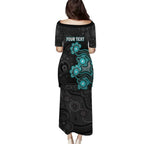 Personalised Brisbane Heat NAIDOC Week 2026 Family Matching Puletasi and Hawaiian Shirt Sea Turtles Aboriginal Art