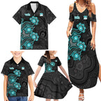 Personalised Brisbane Heat NAIDOC Week 2026 Family Matching Summer Maxi Dress and Hawaiian Shirt Sea Turtles Aboriginal Art